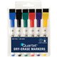 Quartet ReWritables Mini Dry-Erase Markers - Fine Marker Point - Black, Red, Green, Blue, Purple, Yellow - 6 / Set