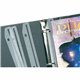 Baumgartens Magazine/Catalog Organizer Strips - 11.6" Length - 3 x Holes - Ring Binder - Clear - 12 / Pack
