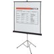 Quartet Manual Projection Screen - 1:1 - Matte White - 70" x 70" - 1.1 Gain - Surface Mount