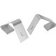 Quartet Cubicle Partition Hangers - 2 Hangers - for Board, Cubicle - Silver - 2 / Set