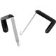 Quartet Cubicle Partition Hangers - 2 Hangers - for Board, Cubicle - Black - 2 / Set