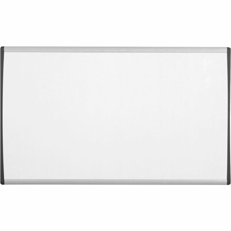 Quartet Arc Cubicle Magnetic Whiteboard - 24" (2 ft) Width x 14" (1.2 ft) Height - White Painted Steel Surface - Silver Aluminum