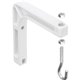 Quartet Mounting Bracket for Projector Screen - White - 1 Each