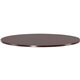 Lorell Essentials Conference Tabletop - Laminated Round, Mahogany Top - 47.25" Table Top Width x 47.25" Table Top Depth x 1.25" 