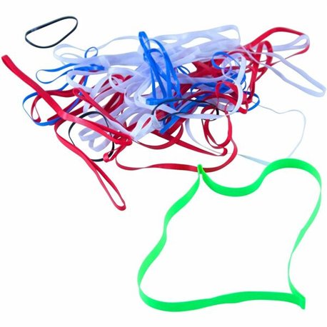 Conserve Plastibands - Latex-free, Archival-safe - 100 / Box - Polyurethane - Assorted
