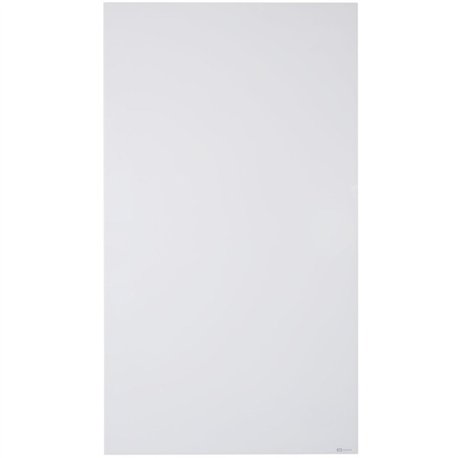 Quartet InvisaMount Vertical Glass Dry-Erase Board - 42x72 - 72" (6 ft) Width x 42" (3.5 ft) Height - White Glass Surface - Rect
