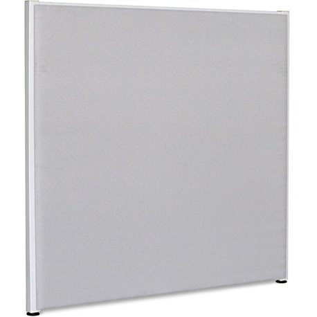 Lorell Panel System Partition Fabric Panel - 60.8" Width x 60" Height - Steel Frame - Gray - 1 Each