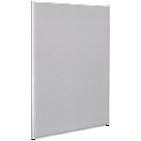 Lorell Panel System Partition Fabric Panel - 36.4" Width x 60" Height - Steel Frame - Gray - 1 Each