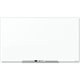 Quartet InvisaMount Magnetic Glass Dry-Erase Board - 85" (7.1 ft) Width x 48" (4 ft) Height - White Tempered Glass Surface - Hor