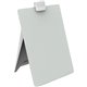 Quartet Glass Dry-Erase Desktop Easel - 9" (0.8 ft) Width x 11" (0.9 ft) Height - White Glass Surface - Rectangle - Horizontal/V