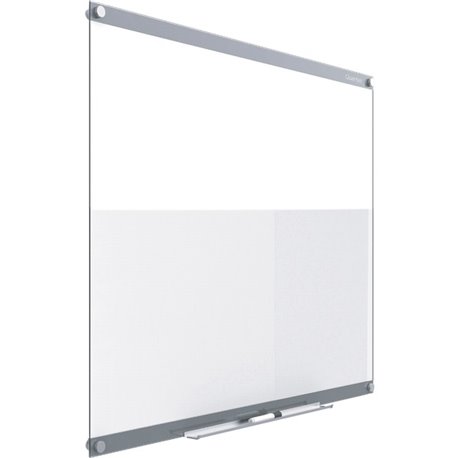 Quartet Infinity Customizable Dry-Erase Board - 36" (3 ft) Width x 24" (2 ft) Height - Clear/White Glass Surface - Rectangle - H