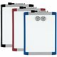 Quartet Decorative Dry-erase Whiteboard - 11" (0.9 ft) Width x 8.5" (0.7 ft) Height - White Stainless Steel Surface - Assorted P