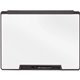 Quartet Motion Cubicle Whiteboard - 24" (2 ft) Width x 18" (1.5 ft) Height - White Melamine Surface - Black Plastic Frame - 1 Ea