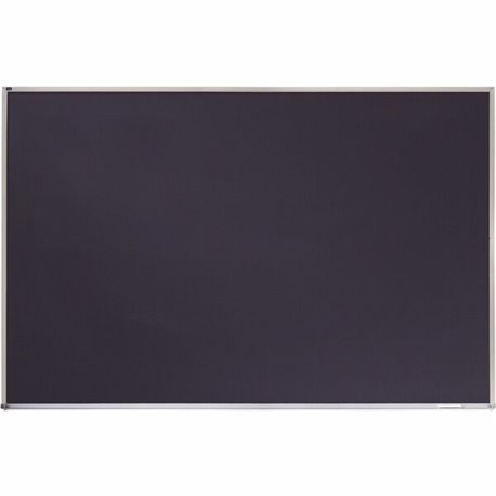 Quartet DuraMax Porcelain Magnetic Chalkboard - 48" (4 ft) Width x 36" (3 ft) Height - Black Porcelain Surface - Silver Aluminum