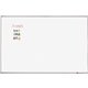 Quartet Porcelain Magenetic Whiteboard - 72" (6 ft) Width x 48" (4 ft) Height - White Porcelain Surface - Silver Aluminum Frame 