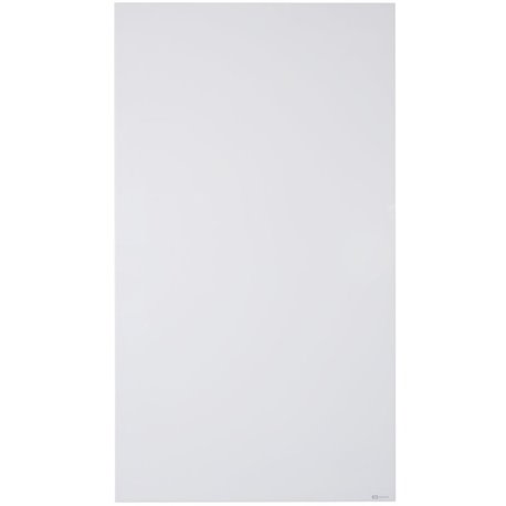 Quartet InvisaMount Vertical Glass Dry-Erase Board - 42x72 - 72" (6 ft) Width x 42" (3.5 ft) Height - White Glass Surface - Rect