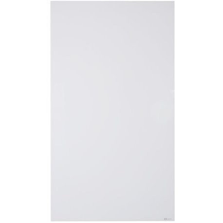 Quartet InvisaMount Vertical Glass Dry-Erase Board - 48x85 - 85" (7.1 ft) Width x 48" (4 ft) Height - White Glass Surface - Rect