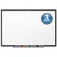 Quartet Classic Total Erase Whiteboard - 48" (4 ft) Width x 36" (3 ft) Height - White Melamine Surface - Black Aluminum Frame - 