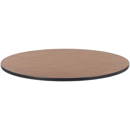 Lorell Classroom Activity Tabletop - High Pressure Laminate (HPL) Round, Medium Oak Top - 1.13" Table Top Thickness x 48" Table 