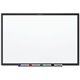 Quartet Classic Magnetic Whiteboard - 24" (2 ft) Width x 18" (1.5 ft) Height - White Painted Steel Surface - Black Aluminum Fram