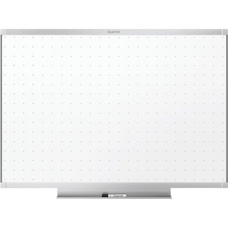 Quartet Prestige 2 Dry-Erase Board - 48" (4 ft) Width x 36" (3 ft) Height - White Surface - Silver Aluminum Frame - Horizontal -