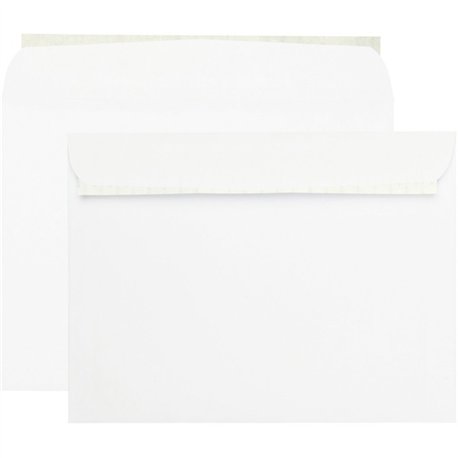 Quality Park 9 x 12 Booklet Envelopes with Self-Seal Closure - Catalog - 9 1/2 - 9" Width x 12" Length - 28 lb - Peel & Seal - W