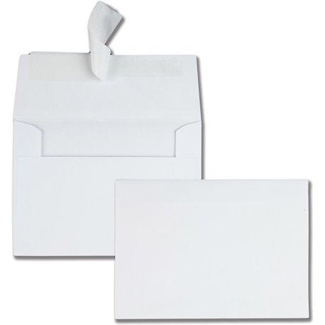 Quality Park 4-1/2 x 6-1/4 Photo Envelopes with Self-Seal Closure - Specialty - 4 1/2" Width x 6 1/4" Length - 24 lb - Wove - 50