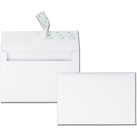 Quality Park A9 Greeting Card Envelopes with Self Seal Closure - Announcement - 5 3/4" Width x 8 3/4" Length - 24 lb - Peel & Se