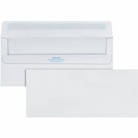 Quality Park No. 10 Business Envelopes with Self Seal Closure - Business - 10 - 4 1/8" Width x 9 1/2" Length - 24 lb - Self-seal