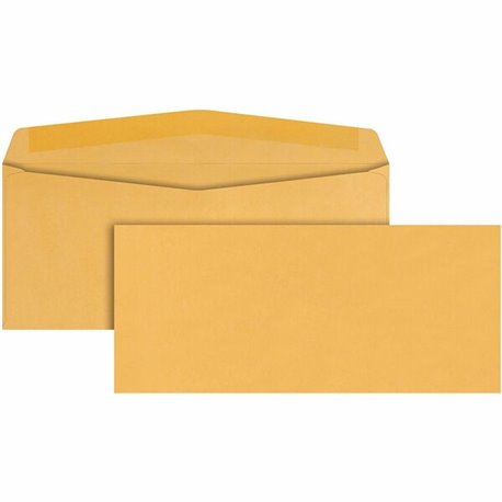 Quality Park No. 12 Envelopes - Business - 12 - 4 3/4" Width x 11" Length - 28 lb - Adhesive - Kraft - 500 / Box - Kraft