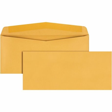 Quality Park No. 14 Business Envelopes with Gummed Flap - Business - 14 - 5" Width x 11 1/2" Length - 28 lb - Gummed - Kraft - 5