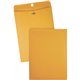 Quality Park 9 x 12 Clasp Envelopes with Deeply Gummed Flaps - Clasp - 90 - 9" Width x 12" Length - 28 lb - Gummed - Kraft - 100