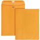 Quality Park 10 x 13 High Bulk Clasp Envelopes with Deeply Gummed Flaps - Clasp - 10" Width x 13" Length - Gummed - Kraft - 100 