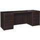 Lorell Prominence 2.0 Double-Pedestal Credenza - 72" x 24"29" , 1" Top - 2 x File Drawer(s) - Double Pedestal on Left/Right Side