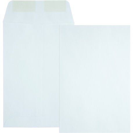 Quality Park 6 x 9 Catalog Mailing Envelopes - Catalog - 6" Width x 9" Length - 24 lb - Gummed - Wove - 500 / Box - White