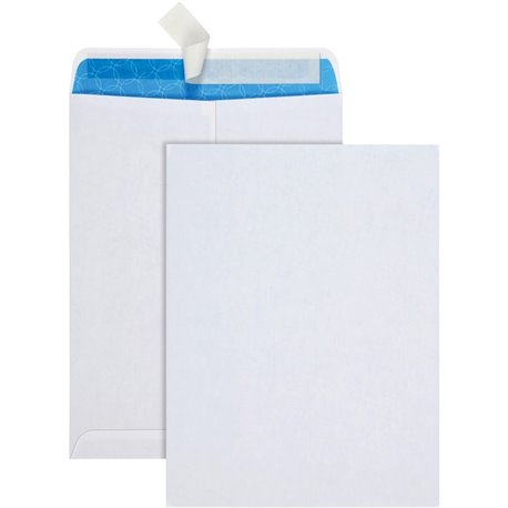 Quality Park 9 x 12 Treated, Security Tinted Catalog Envelopes with Redi-Strip Closure - Catalog - 9" Width x 12" Length - 28 lb