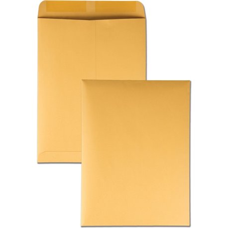 Quality Park 9 x 12 Heavyweight Catalog Mailing Envelopes - Catalog - 10 1/2 - 9" Width x 12" Length - 28 lb - Gummed - Kraft - 