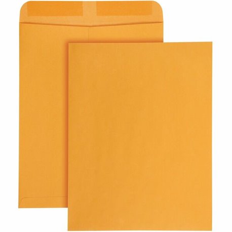 Quality Park 12 x 15-1/2 Catalog Envelopes - Catalog - 15 1/2 - 12" Width x 15 1/2" Length - 28 lb - Gummed - Kraft - 100 / Box 