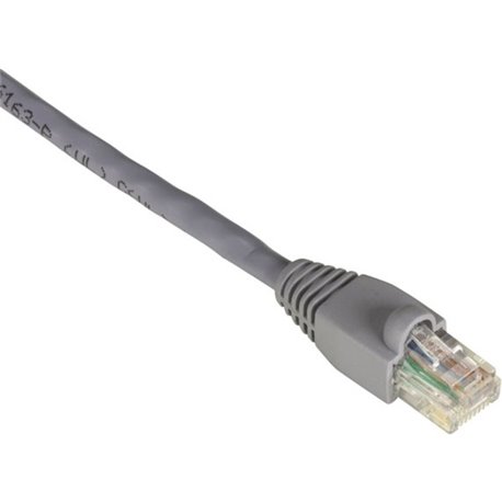 Black Box Gigabase Cat. 5E UTP Patch Cable - RJ-45 Male - RJ-45 Male - 3ft - Gray