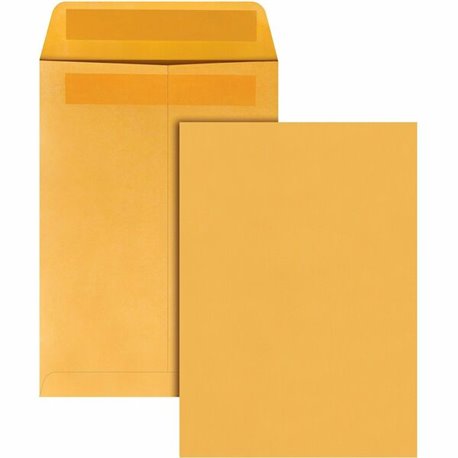 Quality Park 7-1/2 x 10-1/2 Catalog Envelopes with Self-Seal Closure - Catalog - 6 - 7 1/2" Width x 10 1/2" Length - 28 lb - Sel