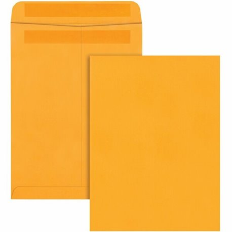 Quality Park 9 x 12 Hi Bulk Catalog Envelopes with Self-Seal Closure - Catalog - 9" Width x 12" Length - 24 lb - Self-sealing Fl