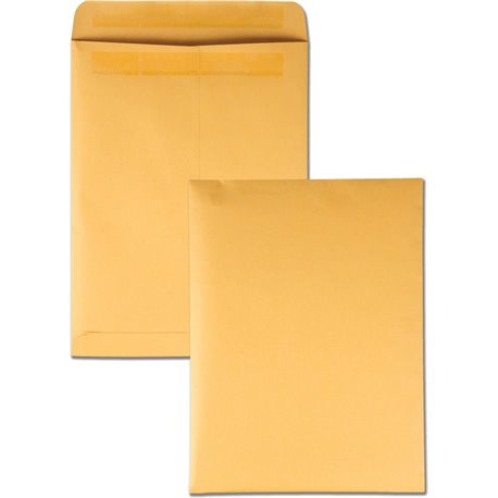 Quality Park 9 x 12 Catalog Envelopes with Self-Seal Closure - Catalog - 10 1/2 - 9" Width x 12" Length - 28 lb - Self-sealing -