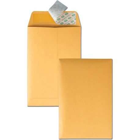 Quality Park 6 x 9 Catalog Mailing Envelopes with Redi-Strip Self-Seal Closure - Catalog - 6" Width x 9" Length - 28 lb - Peel &