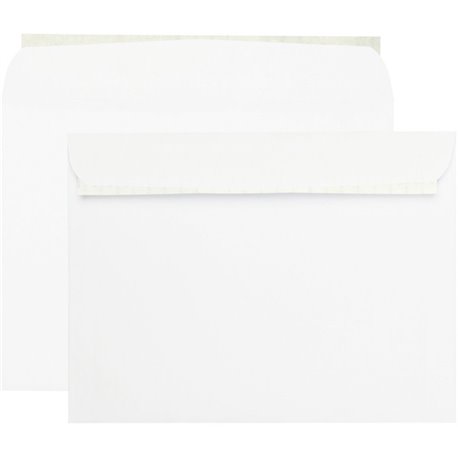 Quality Park 9 x 12 Booklet Envelopes with Self-Seal Closure - Catalog - 9 1/2 - 9" Width x 12" Length - 28 lb - Peel & Seal - W