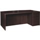 Lorell Prominence 2.0 Bowfront Right-Pedestal Desk - 1" Top, 72" x 42"29" - 3 x File, Box Drawer(s) - Single Pedestal on Right S