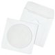 Quality Park Tech-No-Tear CD/DVD Sleeves - CD/DVD - 4 7/8" Width x 5" Length - Paper - 100 / Box - White