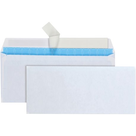 Quality Park No. 10 Treated Security Envelopes with Redi-Strip Self-Sealing Closure - Business - 10 - 4 1/8" Width x 9 1/2" Leng