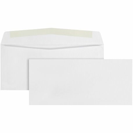 Quality Park No. 10 Business Envelopes with Gummed Flap - Business - 10 - 4 1/8" Width x 9 1/2" Length - 24 lb - Gummed - Wove -