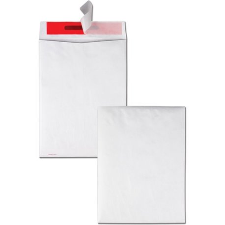 Survivor 9 x 12 DuPont Tyvek Tamper Indicating Panel Catalog Mailers - Security - 9" Width x 12" Length - 14 lb - Peel & Seal - 