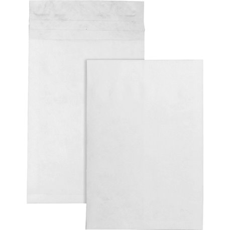 Survivor 12 x 16 x 2 DuPont Tyvek Expansion Mailers with Self-Seal Closure - Expansion - 12" Width x 16" Length - 2" Gusset - 18